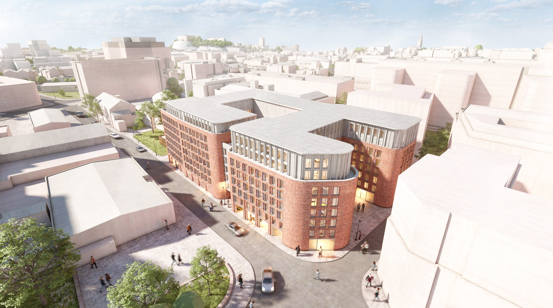 Crocus Street aerial view