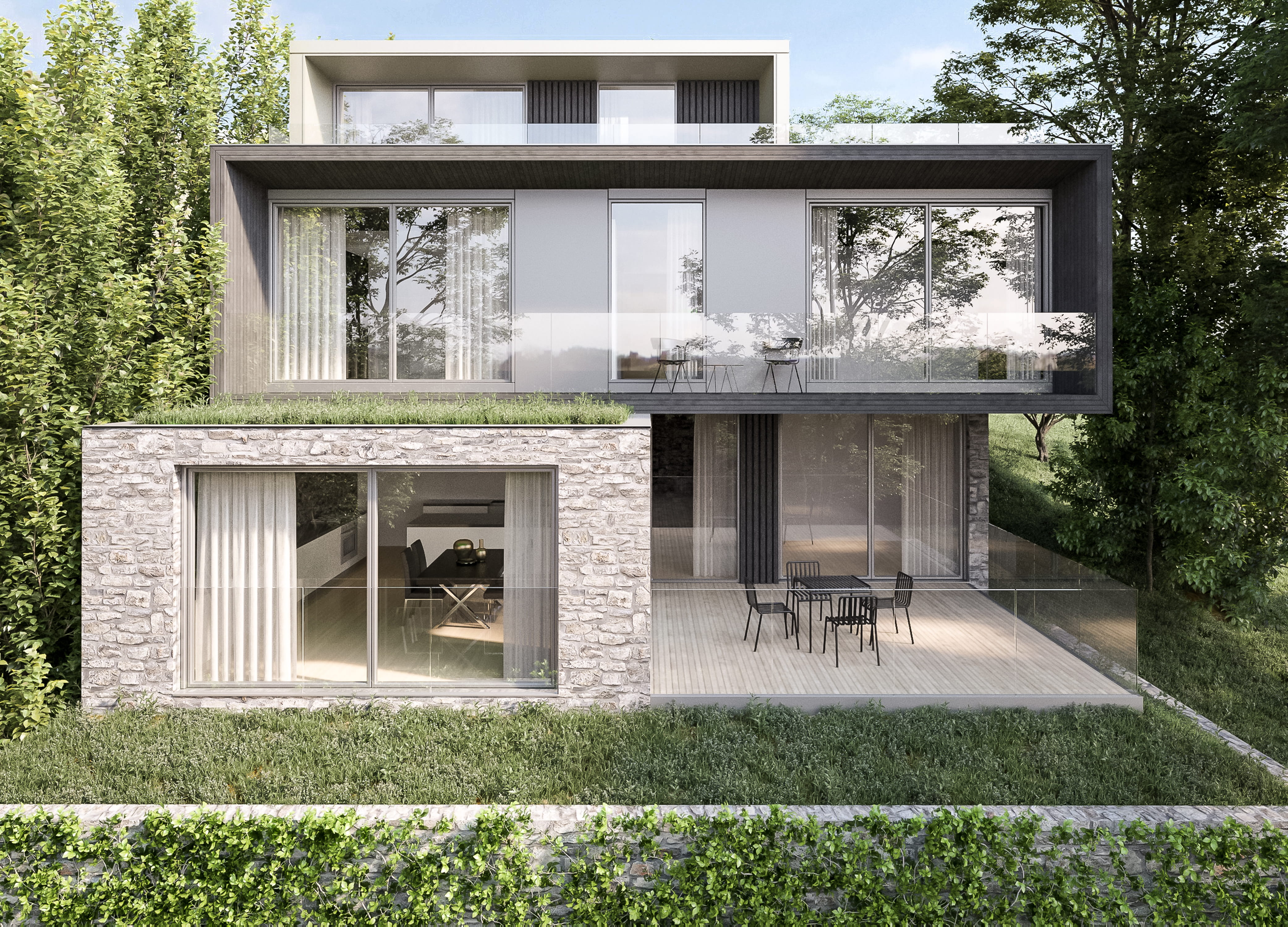 St Ives Plot 01 rear