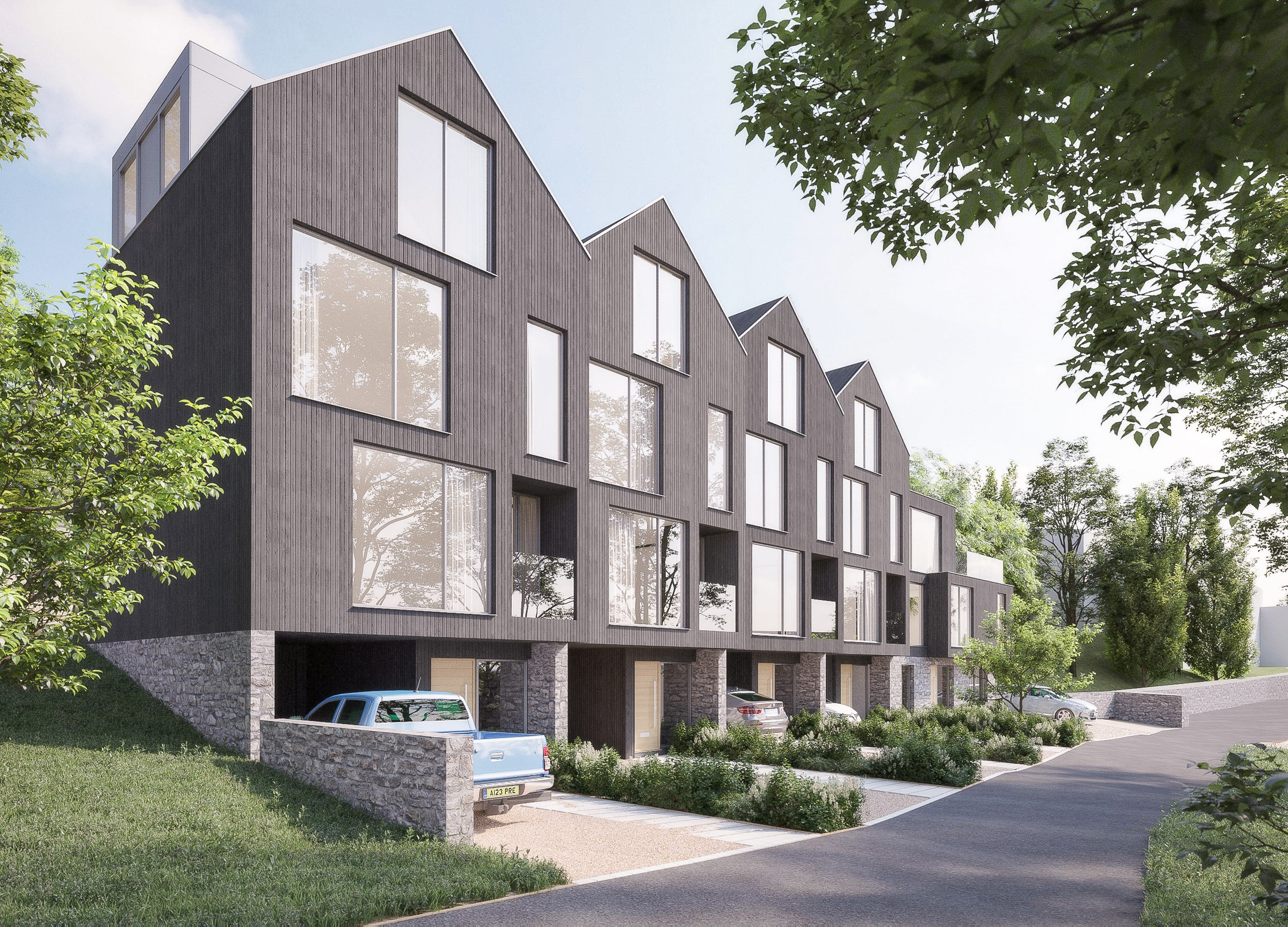 St Ives townhouses south